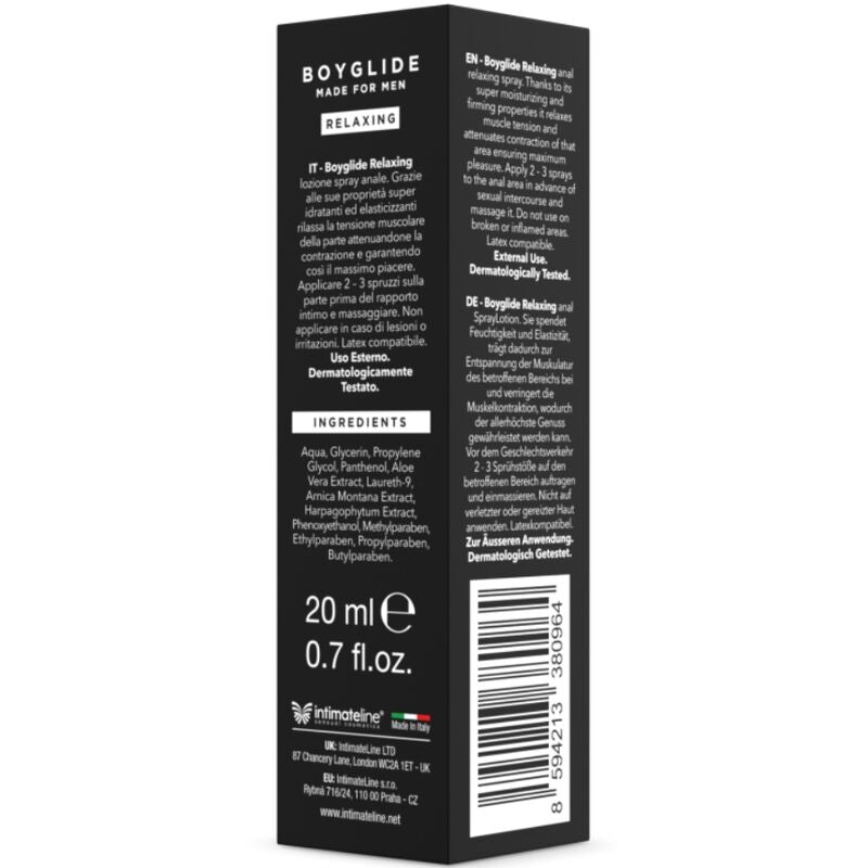 INTIMATELINE - BOYGLIDE ANALE ENTSPANNUNGSSPRAYS 20 ML