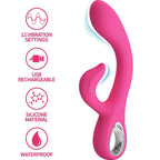 PRETTY LOVE - FRITZ RABBIT VIBRATOR 12 VIBRATIONS ROSA