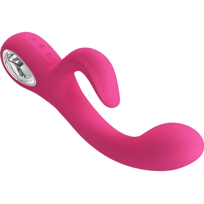 PRETTY LOVE - FRITZ RABBIT VIBRATOR 12 VIBRATIONS ROSA
