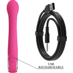 PRETTY LOVE - FRITZ RABBIT VIBRATOR 12 VIBRATIONS ROSA