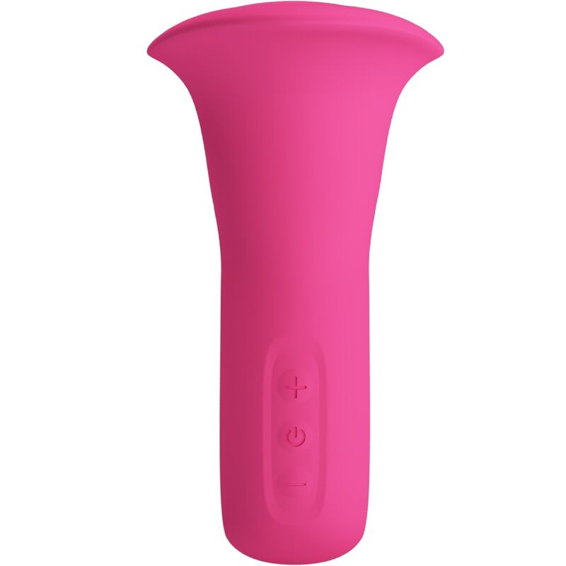 PRETTY LOVE - CLYDE ORALVIBRATOR ZITTERNDE ZUNGE 12 VIBRATIONEN ROSA