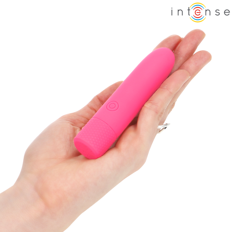 INTENSE - SYMONE BULLET VIBRATOR USB WIEDERAUFLADBAR 8 VIBRATIONSSTUFEN PINK 10 X 2,2 CM