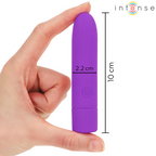 INTENSE - SYMONE BULLET VIBRATOR USB-WIEDERAUFLADBAR 8 VIBRATIONSSTUFEN VIOLETT 10 X 2,2 CM