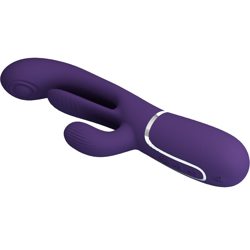 PRETTY LOVE - SHANIA TRIPLE RABBIT MULTIFUNKTIONALER VIBRATOR VIOLETT