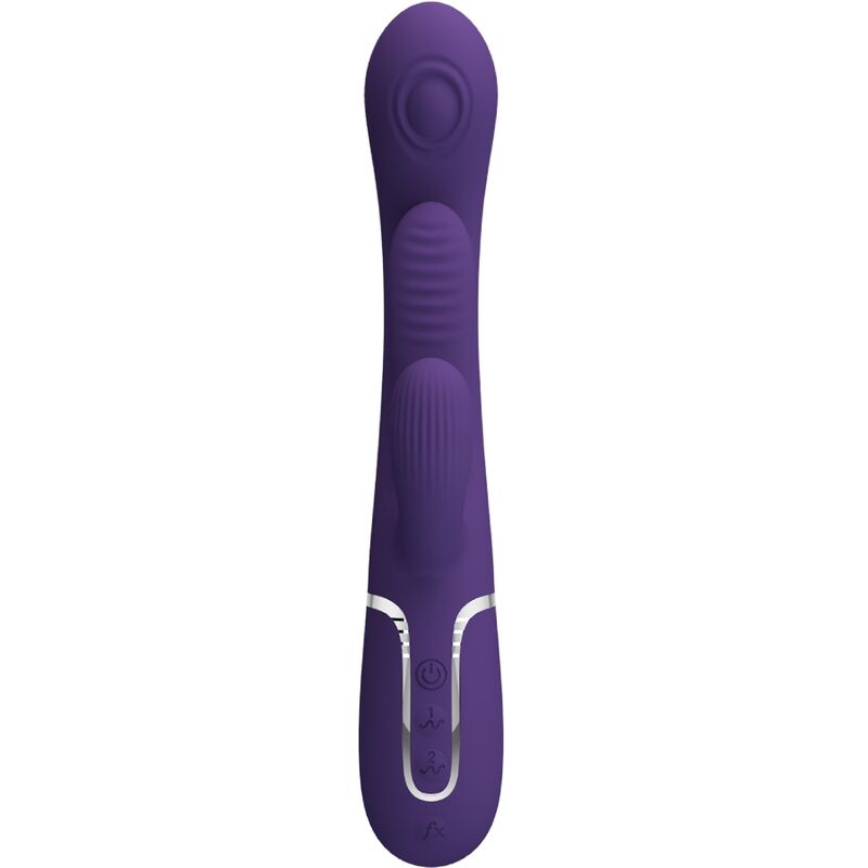 PRETTY LOVE - SHANIA TRIPLE RABBIT MULTIFUNKTIONALER VIBRATOR VIOLETT
