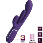 PRETTY LOVE - SHANIA TRIPLE RABBIT MULTIFUNKTIONALER VIBRATOR VIOLETT