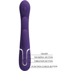 PRETTY LOVE - SHANIA TRIPLE RABBIT MULTIFUNKTIONALER VIBRATOR VIOLETT