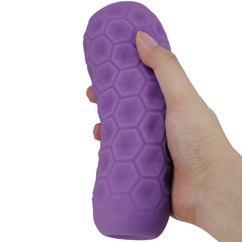 PRETTY LOVE - MASTURBATOR FÜR MÄNNER MIT ZWEI LILA KUGELN