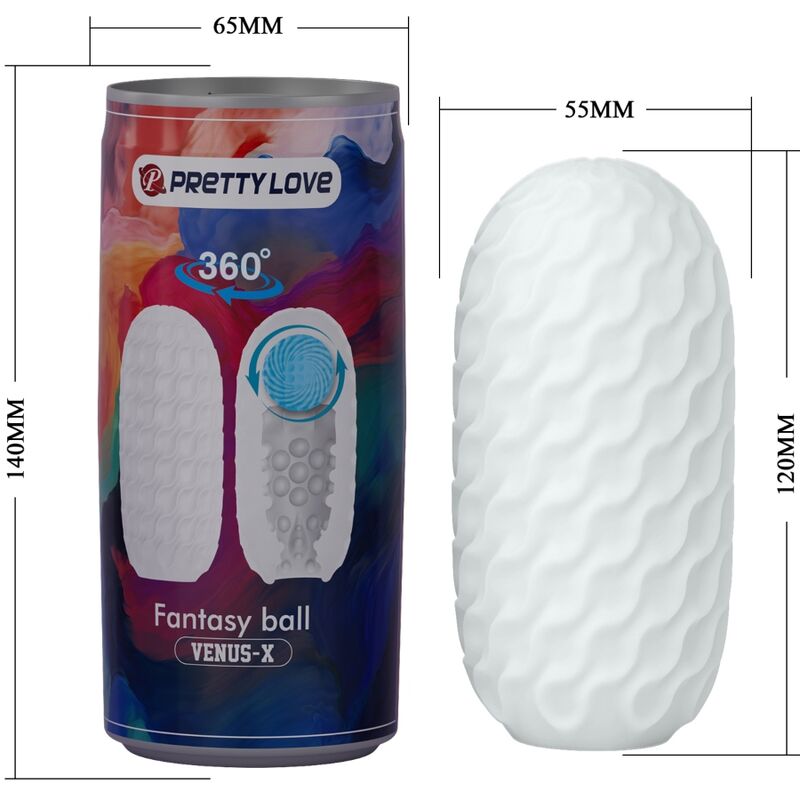 PRETTY LOVE - MASTURBATOR FÜR MÄNNER VENUS X MODELL 2 WEISS
