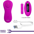 PRETTY LOVE - ROMARIO AUFLEGE-KLITORISSTIMULATOR ROSA MIT FERNBEDIENUNG