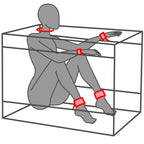 SECRET DOME - KINK CLUB LA NICHE CABINE NOIR ET ROUGE