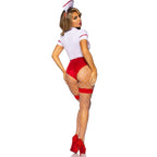 LEG AVENUE - SEXY KRANKENSCHWESTER-KOSTÜM ROT/WEISS M