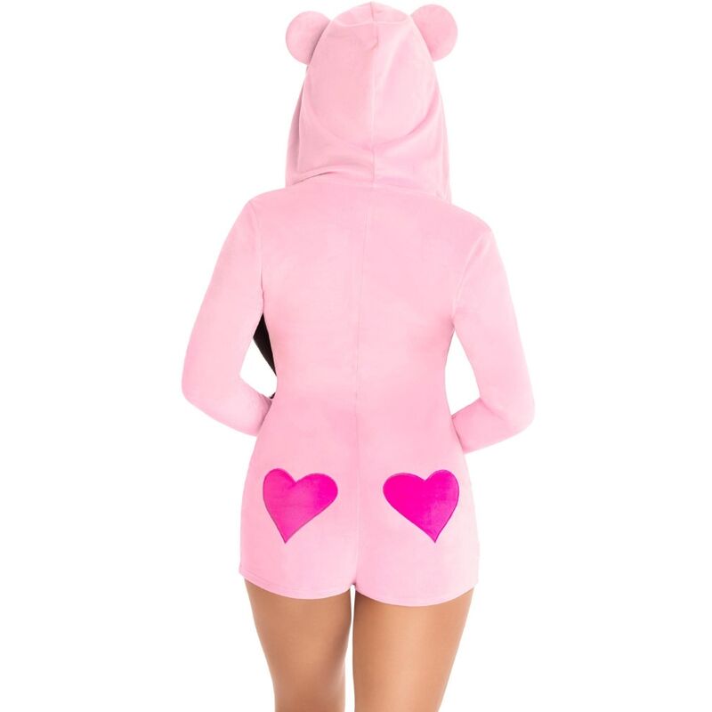 LEG AVENUE - TEDDYBÄR PLÜSCH BODY ROSA M