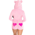 LEG AVENUE - TEDDYBÄR PLÜSCH BODY ROSA M