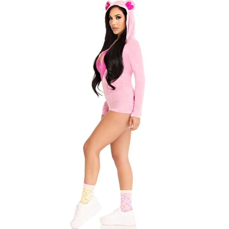 LEG AVENUE - TEDDYBÄR PLÜSCH BODY ROSA M