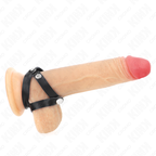 KINK – PENISRING AUS LEDER MIT DRUCKKNOPFVERSCHLUSS 39 X 1 CM