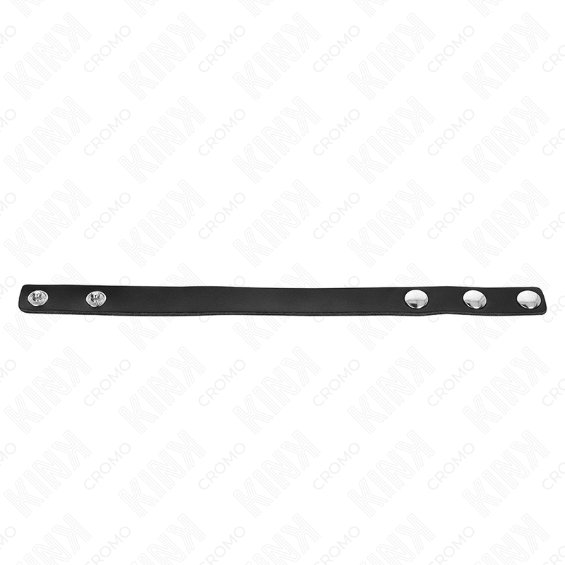 KINK - PENISRING AUS LEDER MIT DRUCKKNOPFVERSCHLUSS 21,5 X 1,5 CM