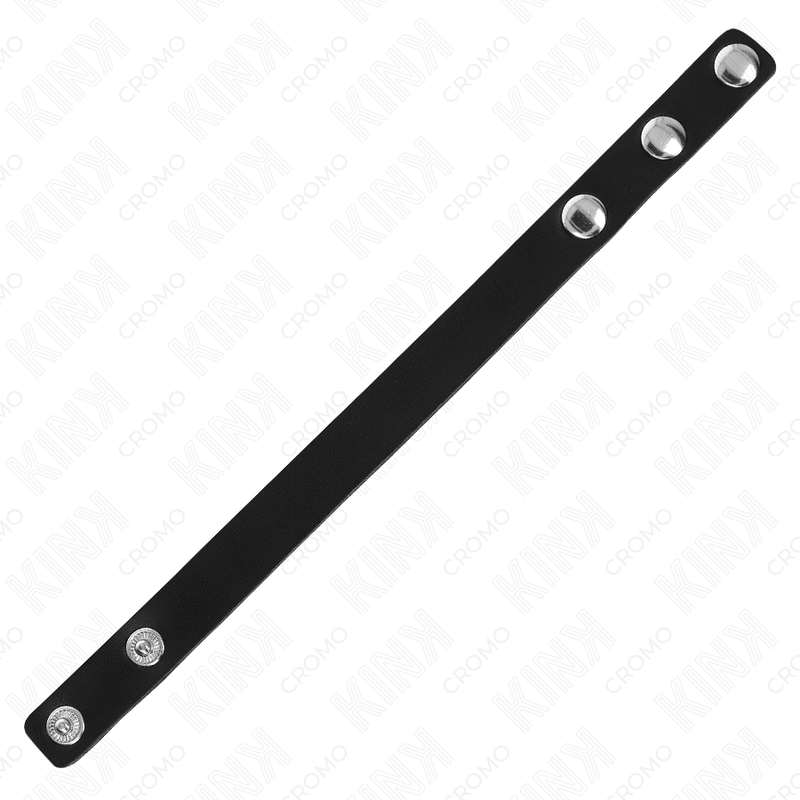 KINK - PENISRING AUS LEDER MIT DRUCKKNOPFVERSCHLUSS 21,5 X 1,5 CM