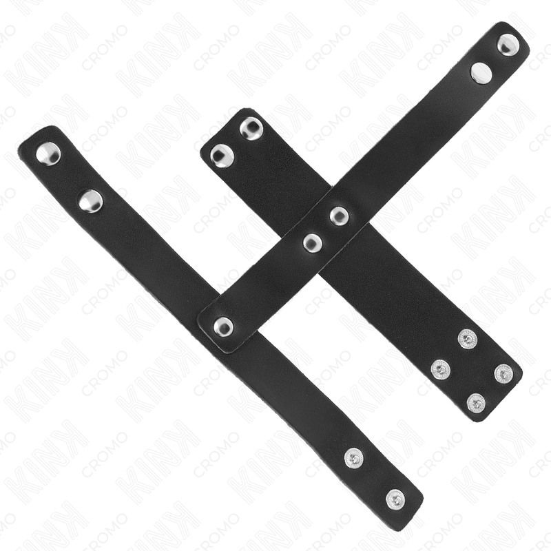 KINK - PENIS-KÄFIGRING AUS LEDER MIT VERSTELLBAREM HODENSACKTRENNER