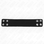 KINK - PENISRING AUS LEDER MIT DRUCKKNOPFVERSCHLUSS 18,5 X 3,3 CM