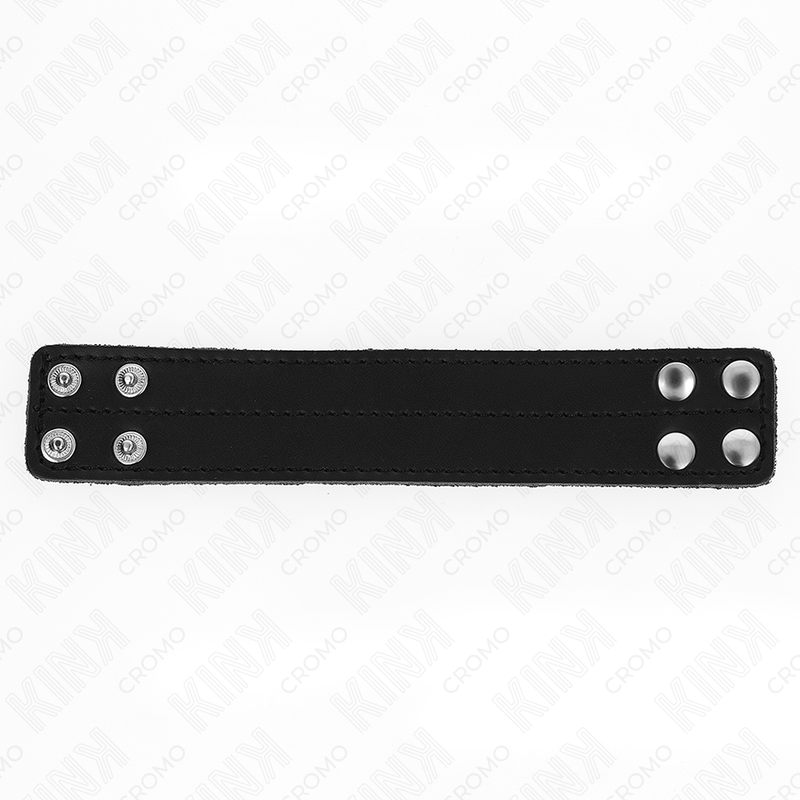 KINK - PENISRING AUS LEDER MIT DRUCKKNOPFVERSCHLUSS 18,5 X 3,3 CM
