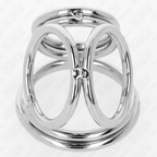 KINK - DREIFACH VERCHROMTER METALLPENISRING 3,8 CM BIS 5 CM MODELL 1