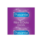 PASANTE - KONDOME INTENSITÄT RIPPEN & NOppen 144 STÜCK