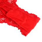 SUBBLIME - 953973 BODY SEXY MIT RÜSCHEN + GÜRTEL ROT S/M