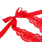 SUBBLIME - 953973 BODY SEXY MIT RÜSCHEN + GÜRTEL ROT S/M