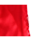 SUBBLIME - 954017 TRANSPARENTES SPITZEN-TOP MIT OFFENEM RÜCKEN + Roter/Schwarzer String S/M