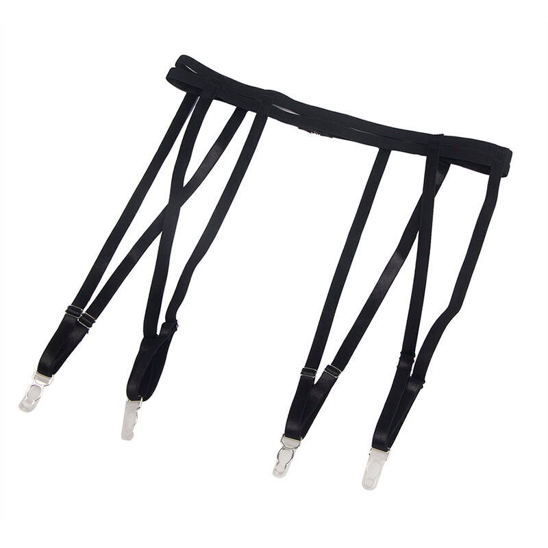 SUBBLIME - 954154 BODY MIT STRUMPFHALTERN SCHWARZ L/XL