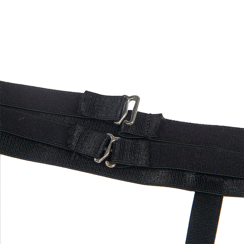 SUBBLIME - 954154 BODY MIT STRUMPFHALTERN SCHWARZ L/XL
