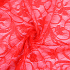 SUBBLIME - 954208 BABYDOLL EN DENTELLE À BRETELLES RÉGLABLES ROUGE S/M