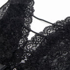 SUBBLIME - 954390 SEXY BODY MIT STRUMPFHALTER SCHWARZ L/XL