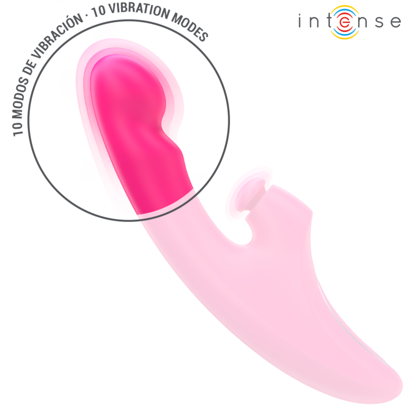 INTENSE - EMI VIBRATOR 13,5 CM MULTIFUNKTION 3-IN-1 10 VIBRATIONEN ROSA