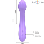 INTENSIV - BECKY VIBRATOR 19 CM BEHEIZT 7 VIBRATIONSSTUFEN VIOLETT