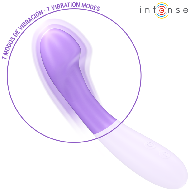 INTENSIV - BECKY VIBRATOR 19 CM BEHEIZT 7 VIBRATIONSSTUFEN VIOLETT