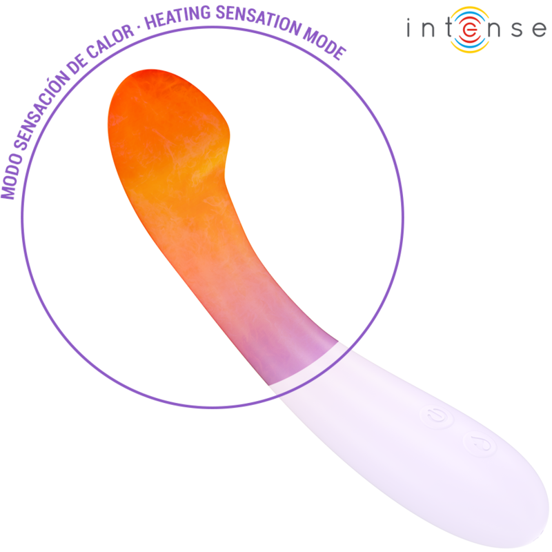 INTENSIV - BECKY VIBRATOR 19 CM BEHEIZT 7 VIBRATIONSSTUFEN VIOLETT