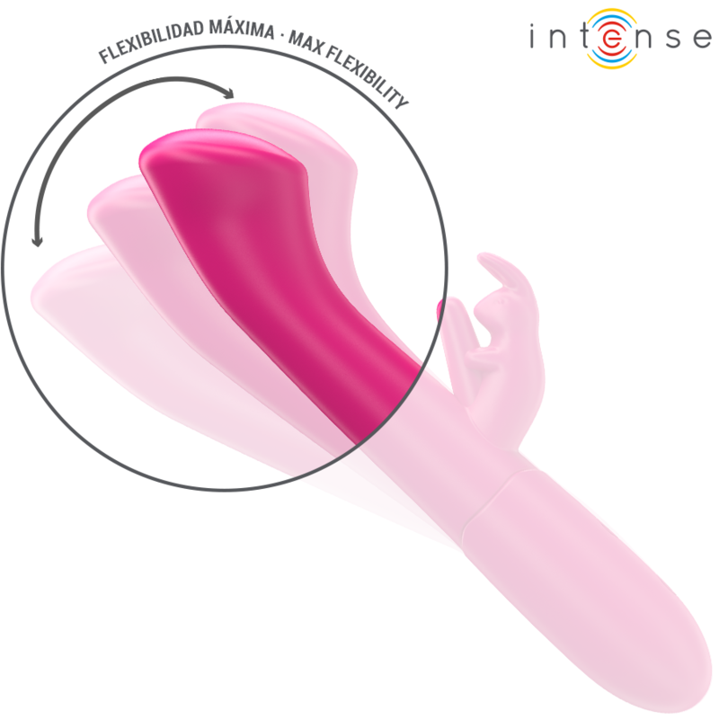 INTENSE - JULIETA RABBIT-VIBRATOR 18,6 CM 10 VIBRATIONEN ROSA