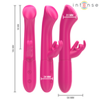 INTENSE - JULIETA RABBIT-VIBRATOR 18,6 CM 10 VIBRATIONEN ROSA