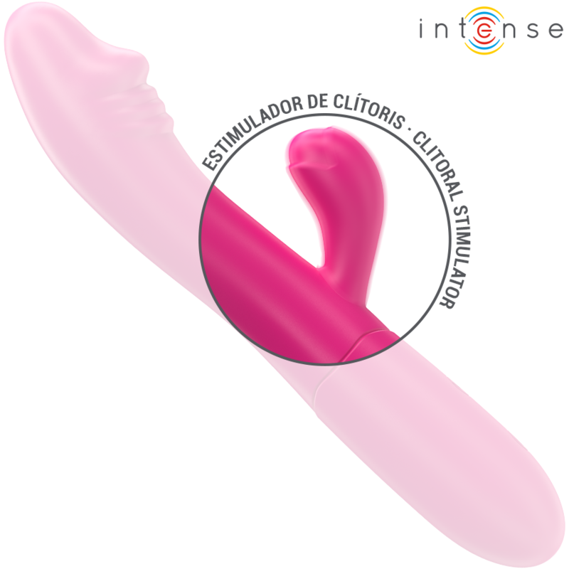 INTENSE - IVY VIBRATOR FLEXIBEL 10 VIBRATIONEN MIT STIMULIERENDER ZUNGE ROSA