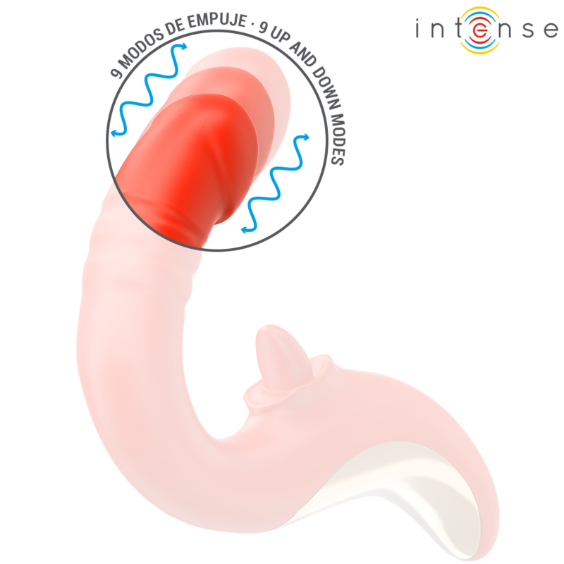 INTENSE - U-FÖRMIGER VIBRATOR UND STIMULATOR PAULINA ROT