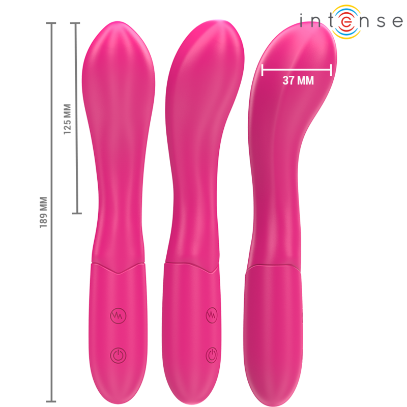 INTENSE - LISETTE VIBRATOR 19 CM WEICH 10 VIBRATIONSSTUFEN ROSA