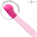INTENSIV - PATY VIBRATOR 19 CM FLEXIBEL 10 VIBRATIONSSTUFEN MODELL 2 ROSA