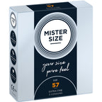 MISTER SIZE - PRÉSERVATIF TAILLE L 57 MM (3 UNITÉS)