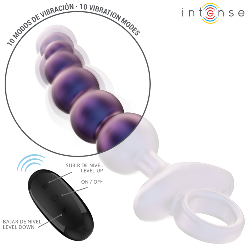 INTENSE - TITO VIBRIERENDER ANALPLUG MODELL 3 FERNBEDIENUNG