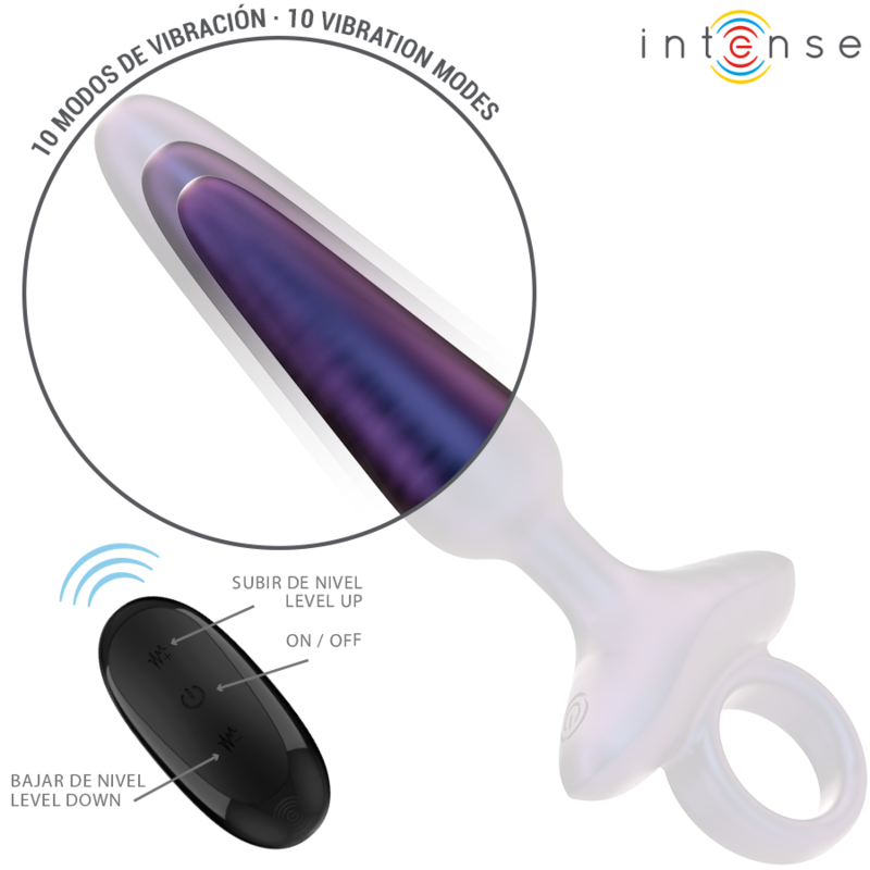 INTENSIV - MARLON ANALPLUG VIBRIEREND MODELL 4 FERNBEDIENUNG