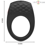 INTENSE - CLOVER PENISRING VIBRATOR 10 VIBRATIONEN SCHWARZ