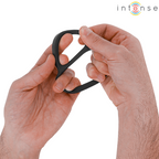INTENSE - BOBBY DOPPELRING SILIKON PENISRING SCHWARZ