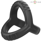INTENSE - CARSON DOPPELTER SILIKON-PENISRING SCHWARZ MODELL 4